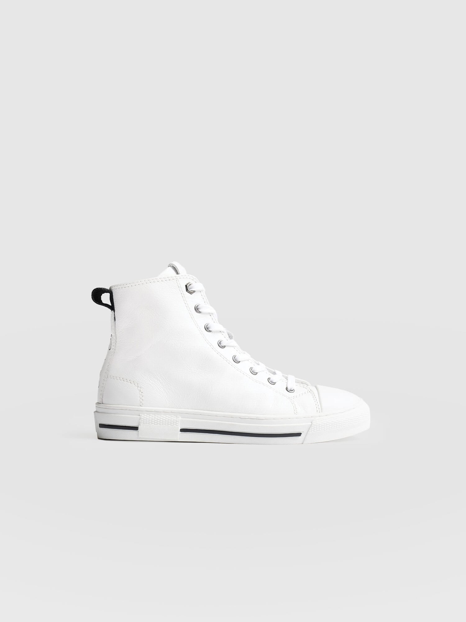 Skye High Top Sneaker - White - Women's Shoes | Saint + Sofia® USA
